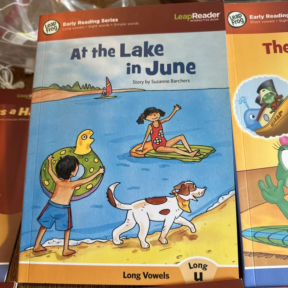 10 LeapFrog LeapReader Interactive Books Long & Short Vowels Reading Phonics